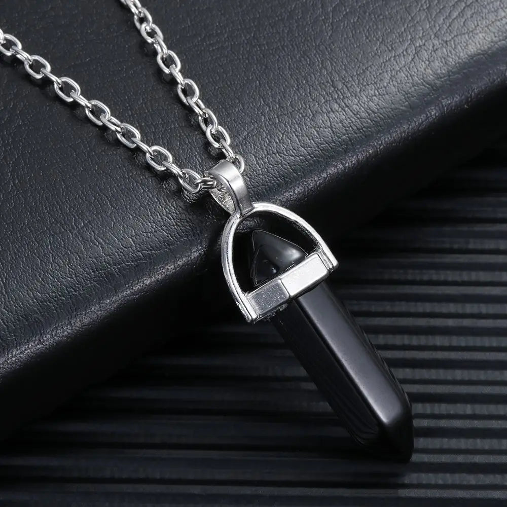 New Crystal Cage Holder Necklace Adjustable Stone Net Interchangeable Stainless Steel Necklace Dice Rope Chain Pendant Jewelry