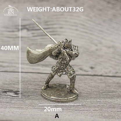 1PCS War Chess Table Game Ornaments Decorations Crafts Copper Undead Skeleton Soldiers Dolls Army Legion Model Toy Figurine