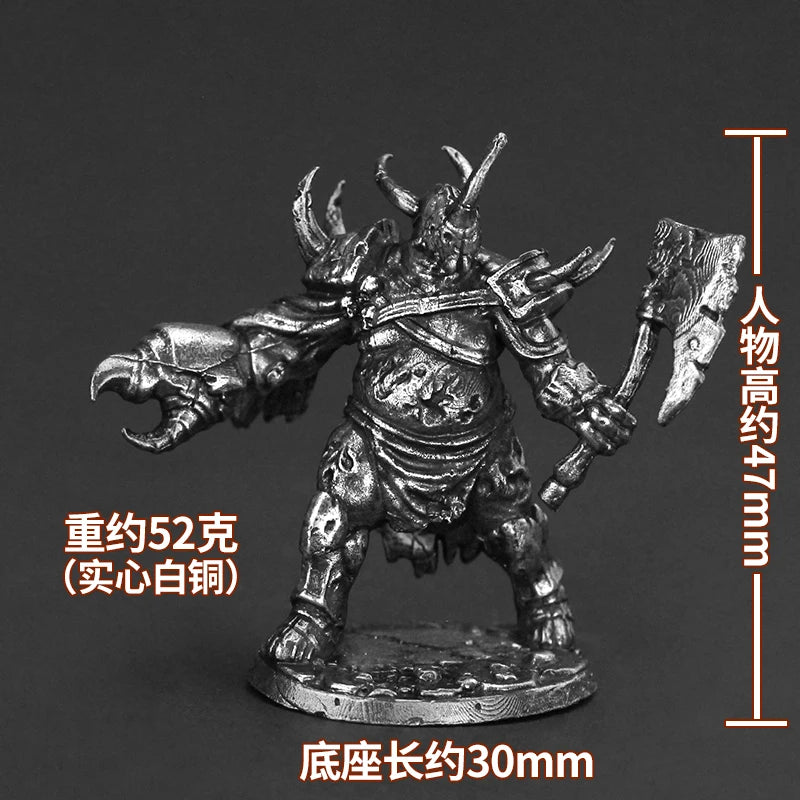 Metal Dark Abyss Little Soldier Toy Model Handmade Finished Automobile Parts Game Chess Jewelry Boy Toy Gift