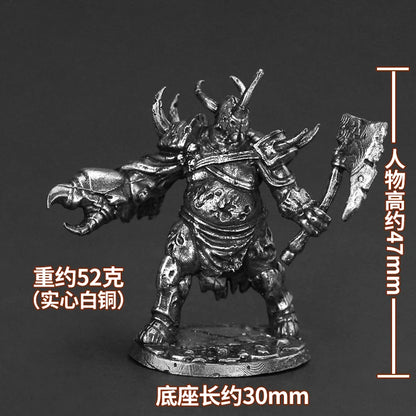Metal Dark Abyss Little Soldier Toy Model Handmade Finished Automobile Parts Game Chess Jewelry Boy Toy Gift