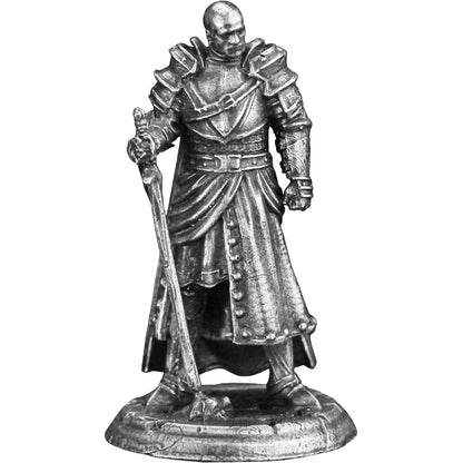 Dungeons Dragons Soldier Model White Copper Metal Miniature Decoration Craft Copper Sculpture Desk Game Aaccessories