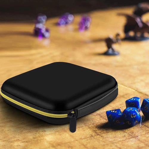 35+ Dice Case Box Tray, Storage Holder for DND Dice Set, for D&D Dungeons and Dragons 7-Die Polyhedral Dice, storage bags