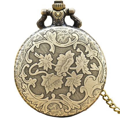 Vintage Dragon Pocket Watch Box Dice Necklace Board Game Accessories, Fashion Jewelry Gifts for Men and Women