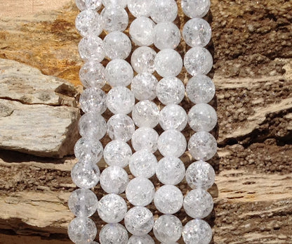 Crackle Crystal Quartz Round-3