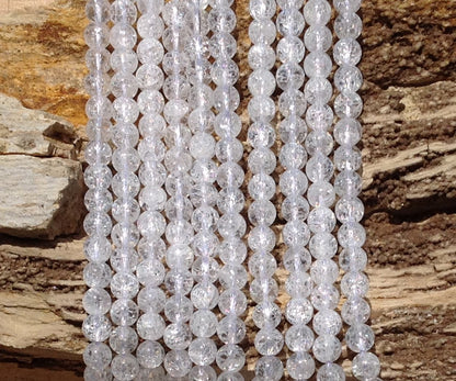 Crackle Crystal Quartz Round-1
