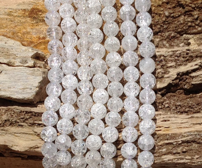 Crackle Crystal Quartz Round-2