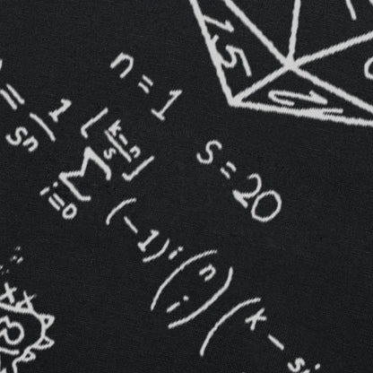Novelty The science of 20 sided dice T Shirts Graphic  Streetwear Short Sleeve DND D20 Dungeon Gamer Dragon Dice T-shirt