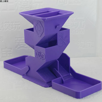 Board game folding dice tower, running dnd portable dice tower, stock tower, board game upgrade accessories Dice Tower