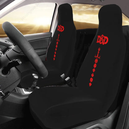 Dungeons Front Seat Covers Dragons 2 pcs Car Seat Covers Universal Auto Front Seats Protector Fits for Car,SUV Sedan,Tru