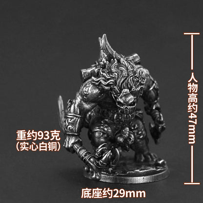 Metal Dark Abyss Little Soldier Toy Model Handmade Finished Automobile Parts Game Chess Jewelry Boy Toy Gift