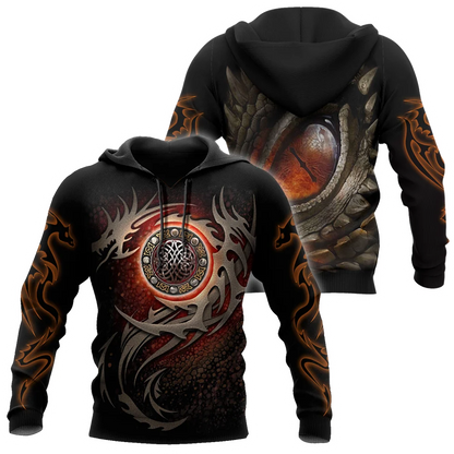 Armor Tattoo and Dungeon Dragon 3D Printed Unisex Deluxe Hoodie Men Sweatshirt Zip Pullover Casual Jacket Tracksuit KJ0279