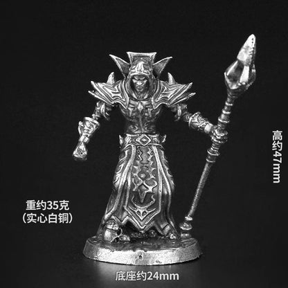 Bronze Metal Demonic Beast Dark Ranger Soldier Model Sacred Sacrifice figurine embossed tabletop game pieces