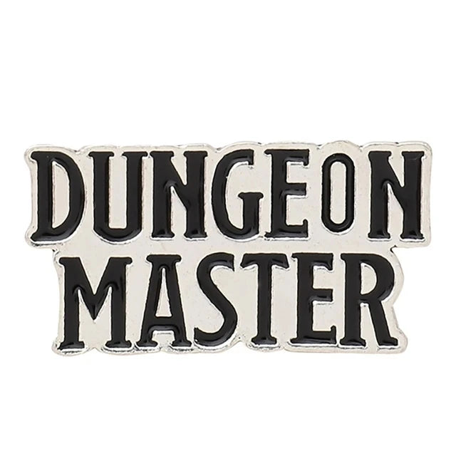 RPG Game Dungeon DnD Dragon Enamel Pins Dice D20 Cartoon Brooch Clothes Backpack Lapel Badges Fashion Jewelry Gifts