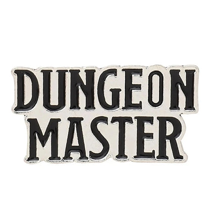 RPG Game Dungeon DnD Dragon Enamel Pins Dice D20 Cartoon Brooch Clothes Backpack Lapel Badges Fashion Jewelry Gifts