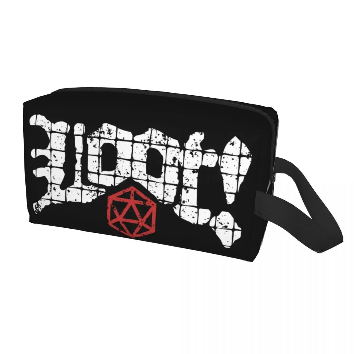 Dnd Game House Initiative Cosmetic Bag Women Cute Large Capacity Makeup Case Beauty Storage Toiletry Bags