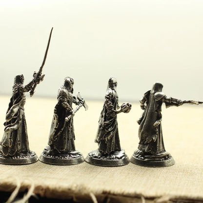 Middle Ages Legion Wraith Soldiers Models Toy Figurines Miniatures Metal Copper Mens Gifts Desktop Ornaments Decorations Crafts