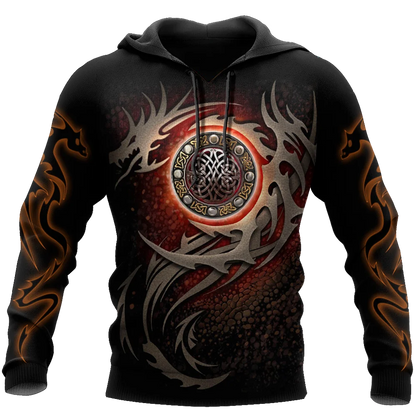 Armor Tattoo and Dungeon Dragon 3D Printed Unisex Deluxe Hoodie Men Sweatshirt Zip Pullover Casual Jacket Tracksuit KJ0279