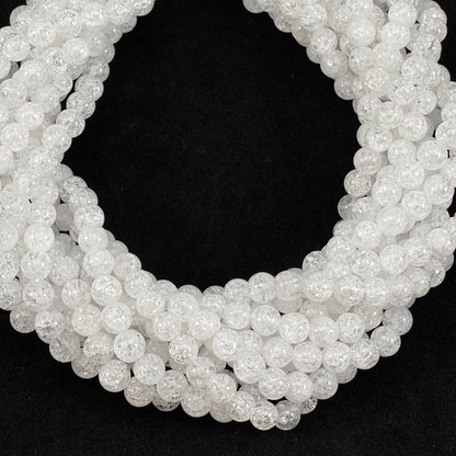 Crackle Crystal Quartz Round-0