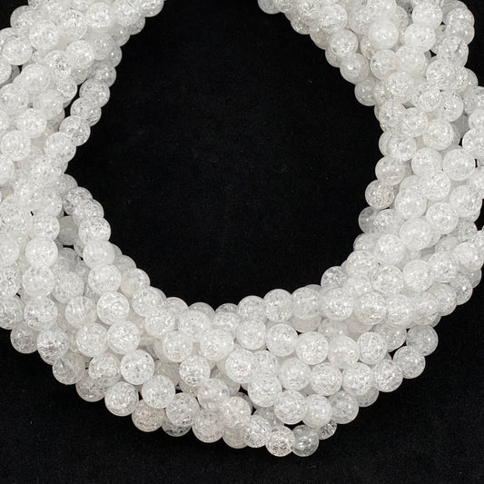 Crackle Crystal Quartz Round-0