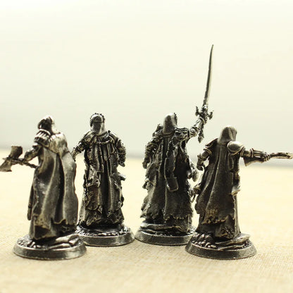Middle Ages Legion Wraith Soldiers Models Toy Figurines Miniatures Metal Copper Mens Gifts Desktop Ornaments Decorations Crafts