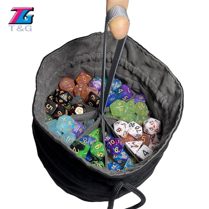 Dice Bag Cloth Storage Pouch High Quality Velvet Pouch Unique Design Large Capacity Easy Carrying For DND RPG Game Accessories