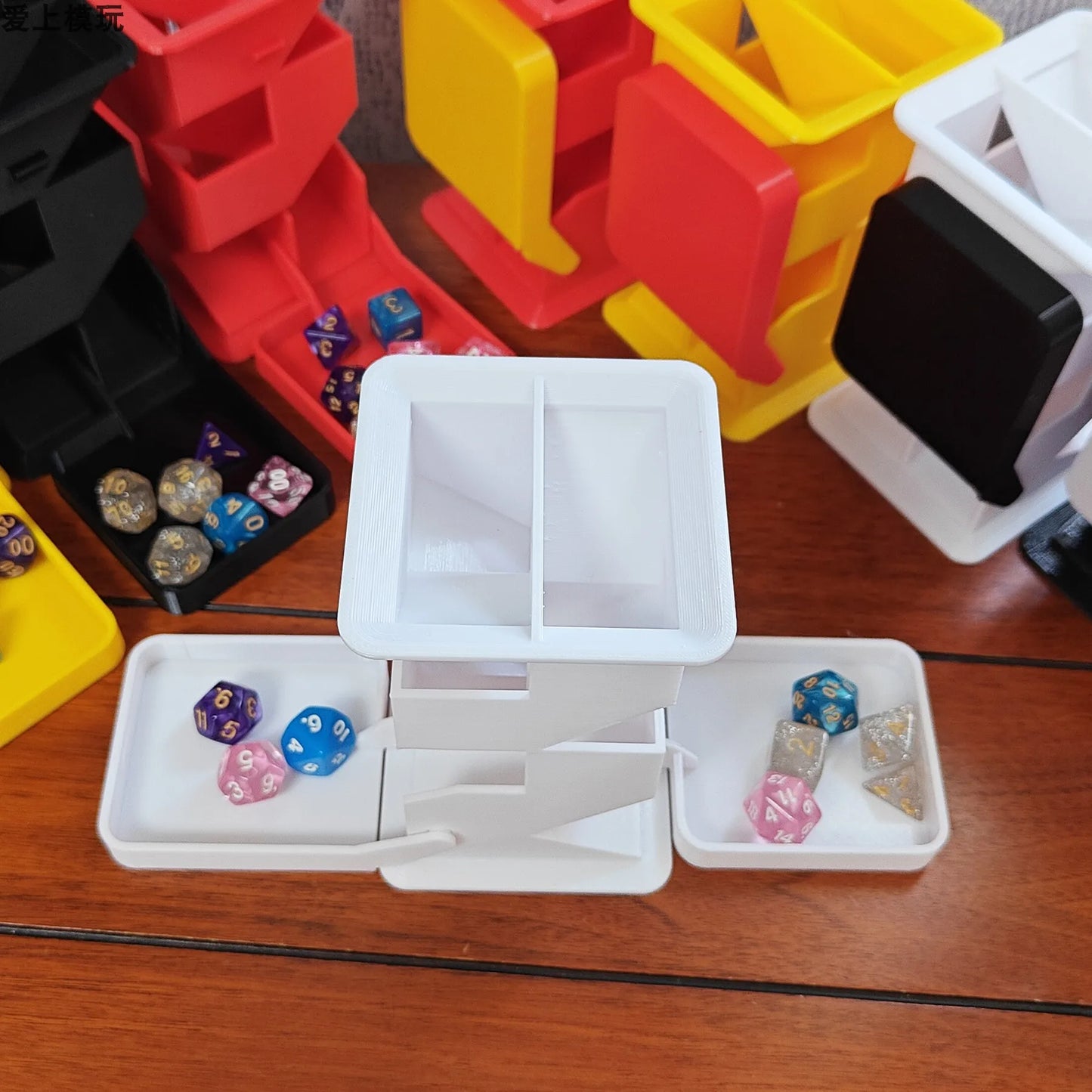 Board game folding dice tower, running dnd portable dice tower, stock tower, board game upgrade accessories Dice Tower