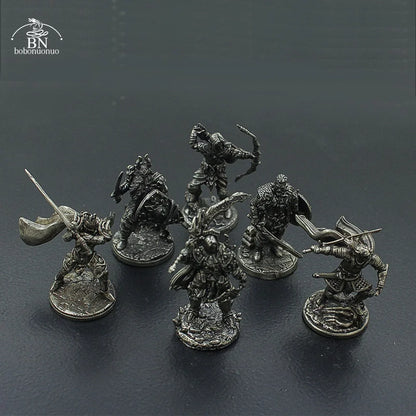 1PCS War Chess Table Game Ornaments Decorations Crafts Copper Undead Skeleton Soldiers Dolls Army Legion Model Toy Figurine