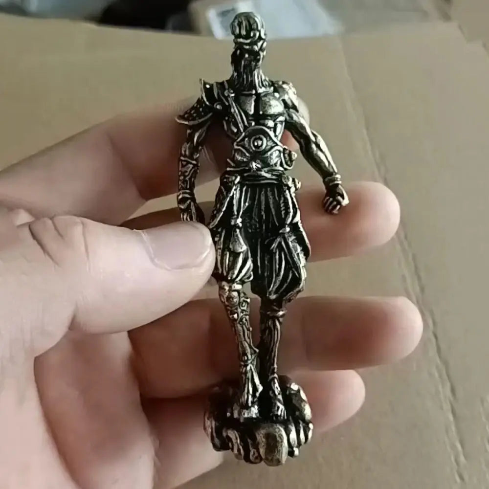 Creative Alloy WU KONG Figure Bronze Handmade Desktop Ornament Battle Victories WU KONG