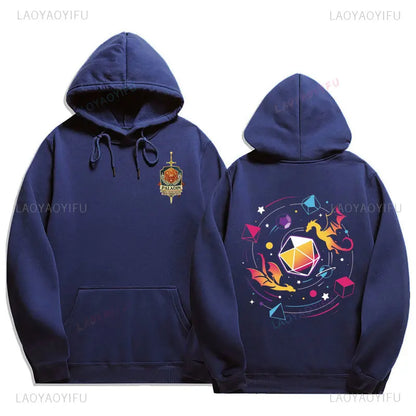 Dragon Dice and Dungeons Board Game Hoodies Fashion Long Sleeve Sweatshirt Funny Anime Cartoon Graphic Hoodie Unisex Pullovers