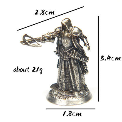 Middle Ages Legion Wraith Soldiers Models Toy Figurines Miniatures Metal Copper Mens Gifts Desktop Ornaments Decorations Crafts