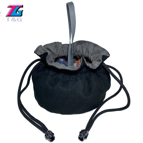 Dice Bag Cloth Storage Pouch High Quality Velvet Pouch Unique Design Large Capacity Easy Carrying For DND RPG Game Accessories