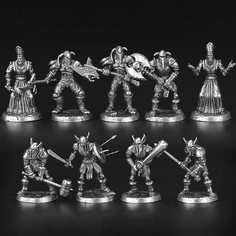 Bronze Metal Demonic Beast Dark Ranger Soldier Model Sacred Sacrifice figurine embossed tabletop game pieces