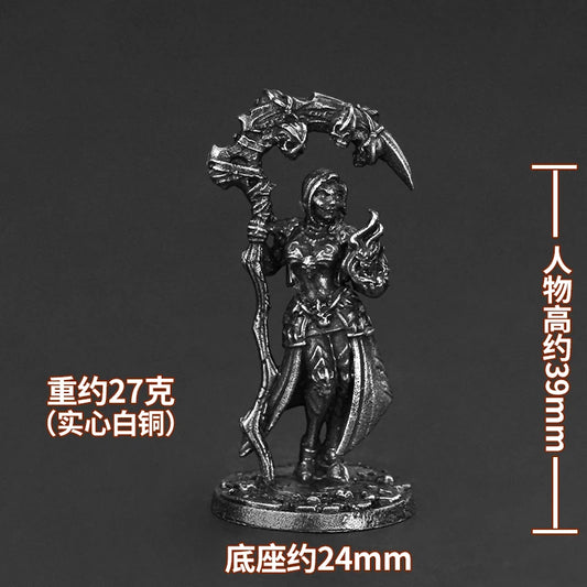 Metal Dark Abyss Little Soldier Toy Model Handmade Finished Automobile Parts Game Chess Jewelry Boy Toy Gift
