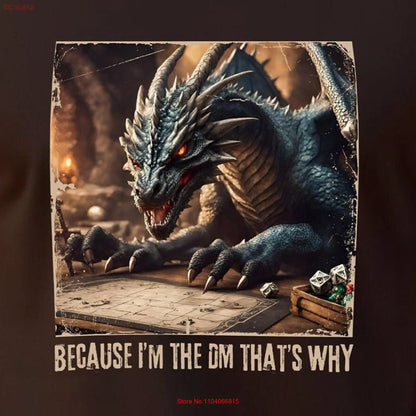 Dungeon and Dragons DM T Shirt D for Master Funny DnD Game Lovers Him or Her Jersey  long or short sleeves