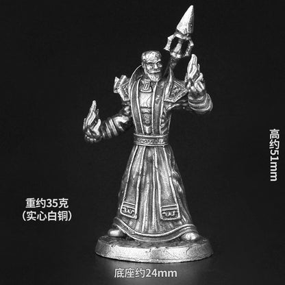Bronze Metal Demonic Beast Dark Ranger Soldier Model Sacred Sacrifice figurine embossed tabletop game pieces