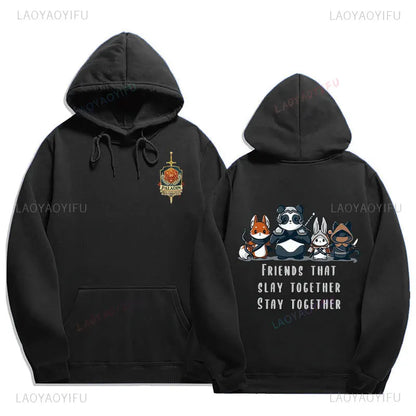 Dragon Dice and Dungeons Board Game Hoodies Fashion Long Sleeve Sweatshirt Funny Anime Cartoon Graphic Hoodie Unisex Pullovers