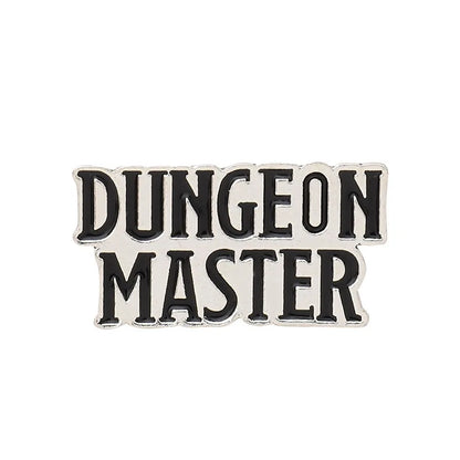 Custom Punk DnD Dungeon Master Dungeons and Dragons Enamel Pins D20 Badges Role Playing Game Jewelry Gifts For Friends Wholesale