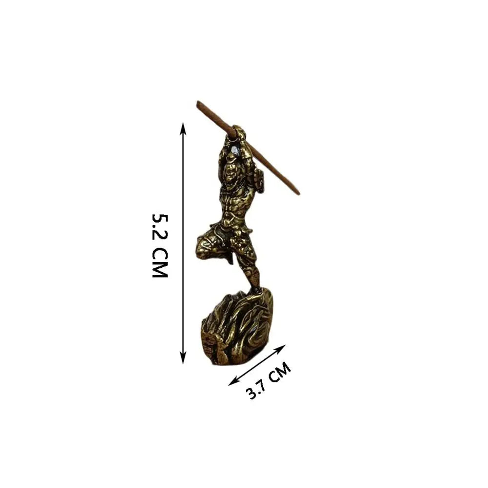 Creative Alloy WU KONG Figure Bronze Handmade Desktop Ornament Battle Victories WU KONG
