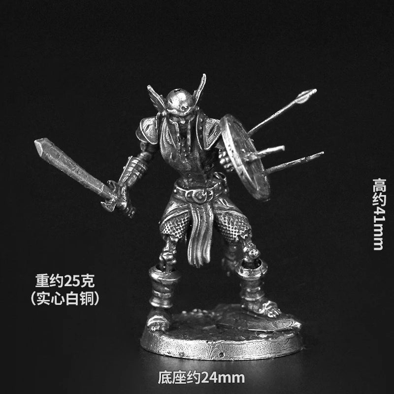 Bronze Metal Demonic Beast Dark Ranger Soldier Model Sacred Sacrifice figurine embossed tabletop game pieces
